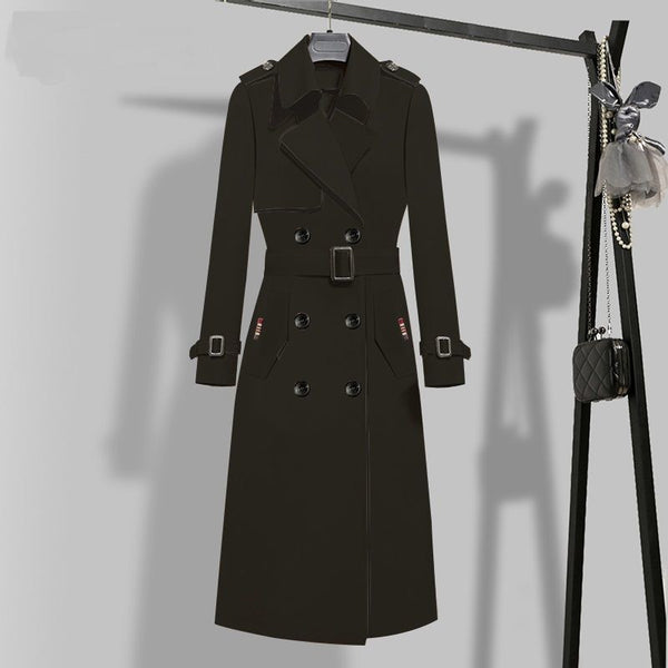 Brit Mid-Length Trench Coat