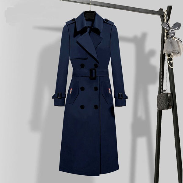 Brit Mid-Length Trench Coat