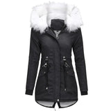 Amy Trench Coat Plus Fur - Black / s - St Vesti | Coats & Jackets