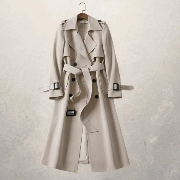 Carolina Trench Coat - White / s - St Vesti | Coats & Jackets