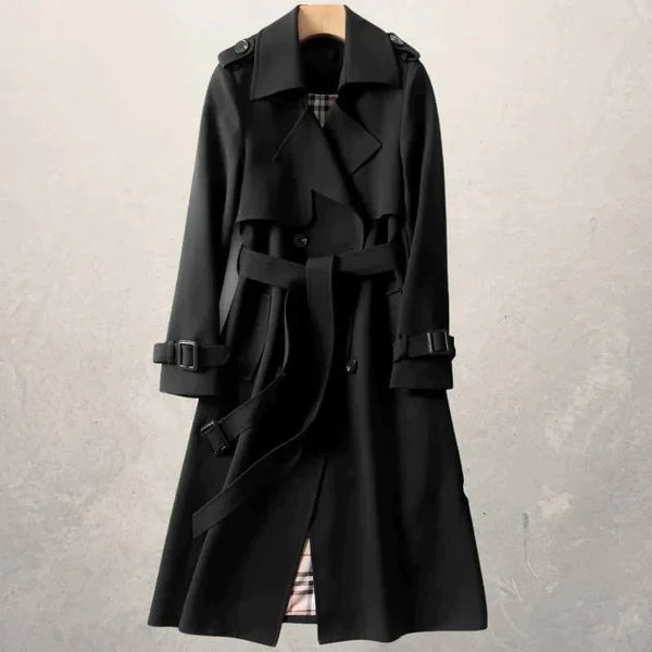 Carolina Trench Coat - Black / s - St Vesti | Coats & Jackets
