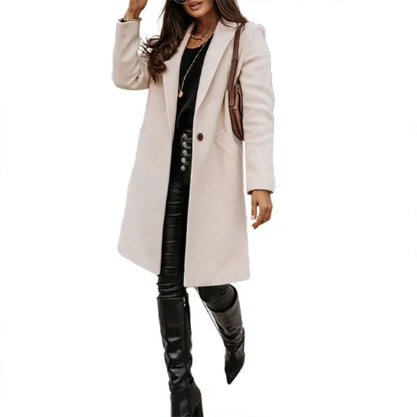 Gena Mid Length Double Breasted Coat