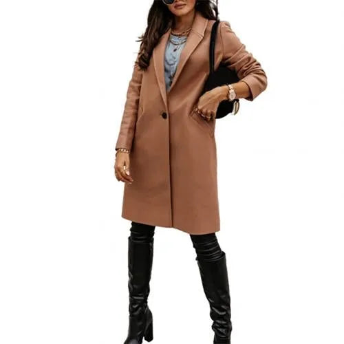 Gena Mid Length Double Breasted Coat