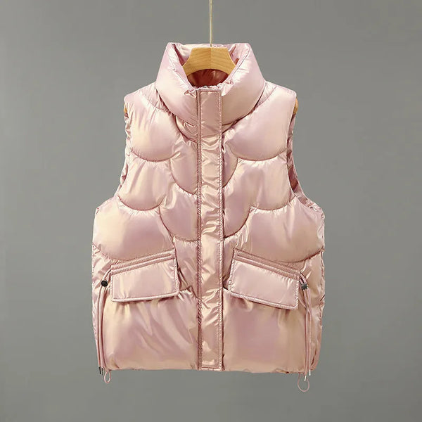 Herno Short-sleeved Puffer Jacket - Pink / m - St Vesti | Coats & Jackets