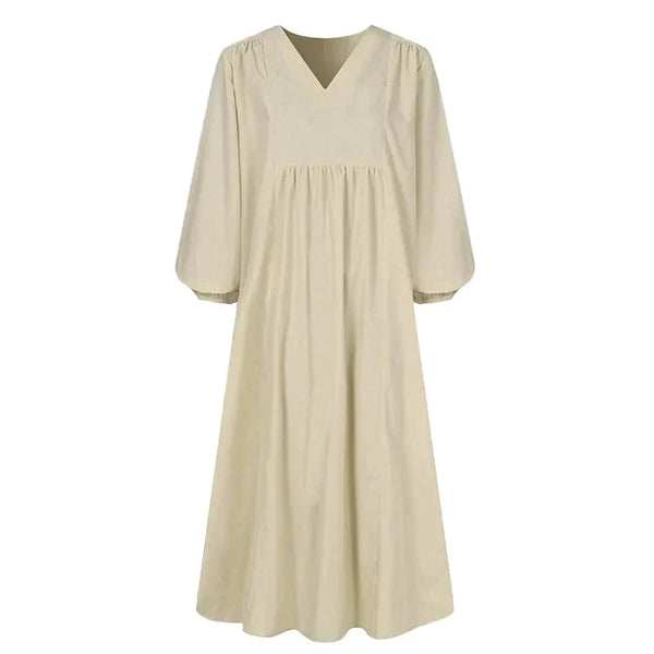 Jessy Cotton Lantern Sleeve Midi Dress - St Vesti | All Dresses - Cocktail Dresses Formal Dresses + More.