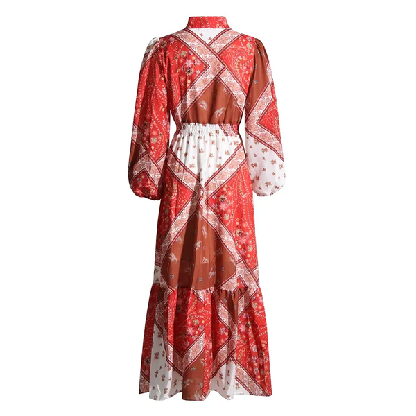 Jessy Red Wine Midi Dress - Red / s - St Vesti | All Dresses - Cocktail Dresses Formal Dresses + More.