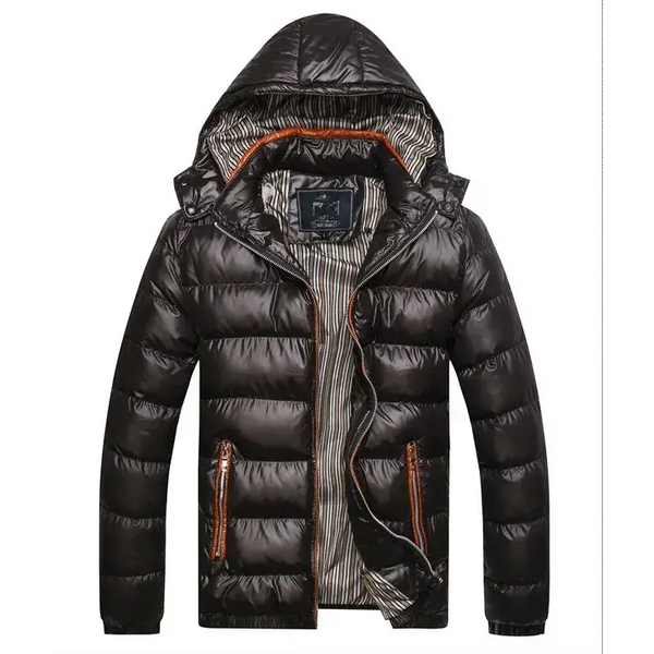 Long Sleeve Puffer Jacket - Black / 4xl - St Vesti | Coats & Jackets