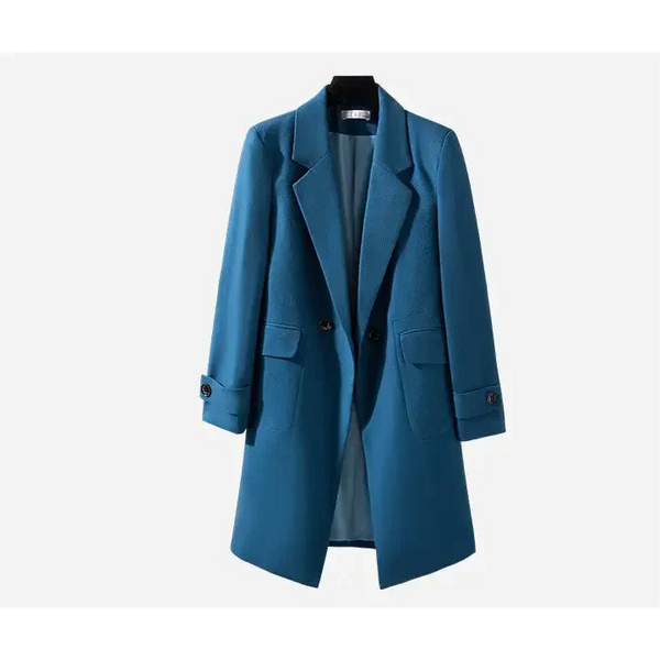 St Vesti Trench Coat - Blue / s - St Vesti | Blazers & Cardigans