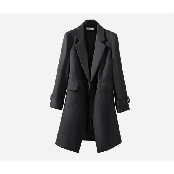 St Vesti Trench Coat - Black / s - St Vesti | Blazers & Cardigans