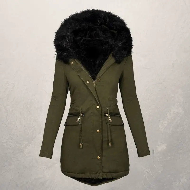 Tallitha Faux Fur Jacket - Green / 3xl - St Vesti | Coats & Jackets