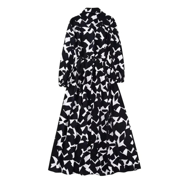 Zebra Black & White Midi Dress - St Vesti | All Dresses - Cocktail Dresses Formal Dresses + More.